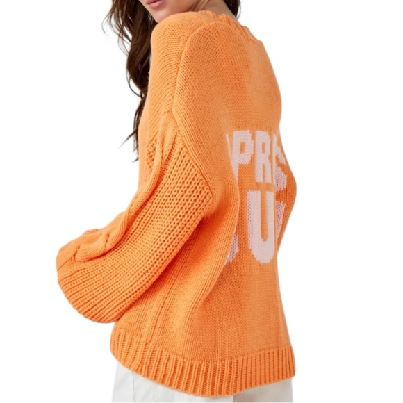 Charlie Paige Apres Sun Chunky Knit Cardigan NWT